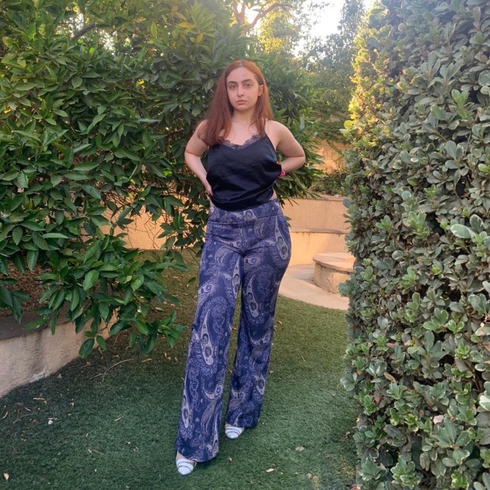 💜Beautiful ANTHROPOLOGIE Paisley Jacquard flare pants ! 💜